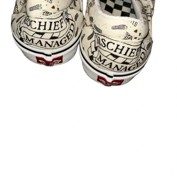 Vans Harry Potter x Classic Slip-On Marauder's Map sneaker men sz